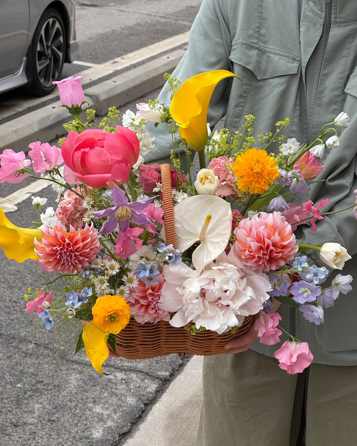 Blooming Garden Basket