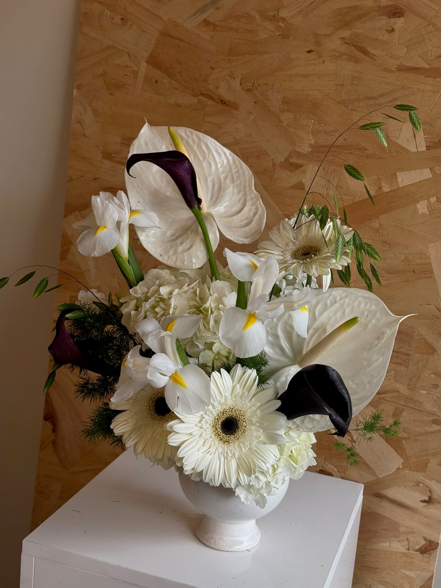 White Oasis Vase Arrangement