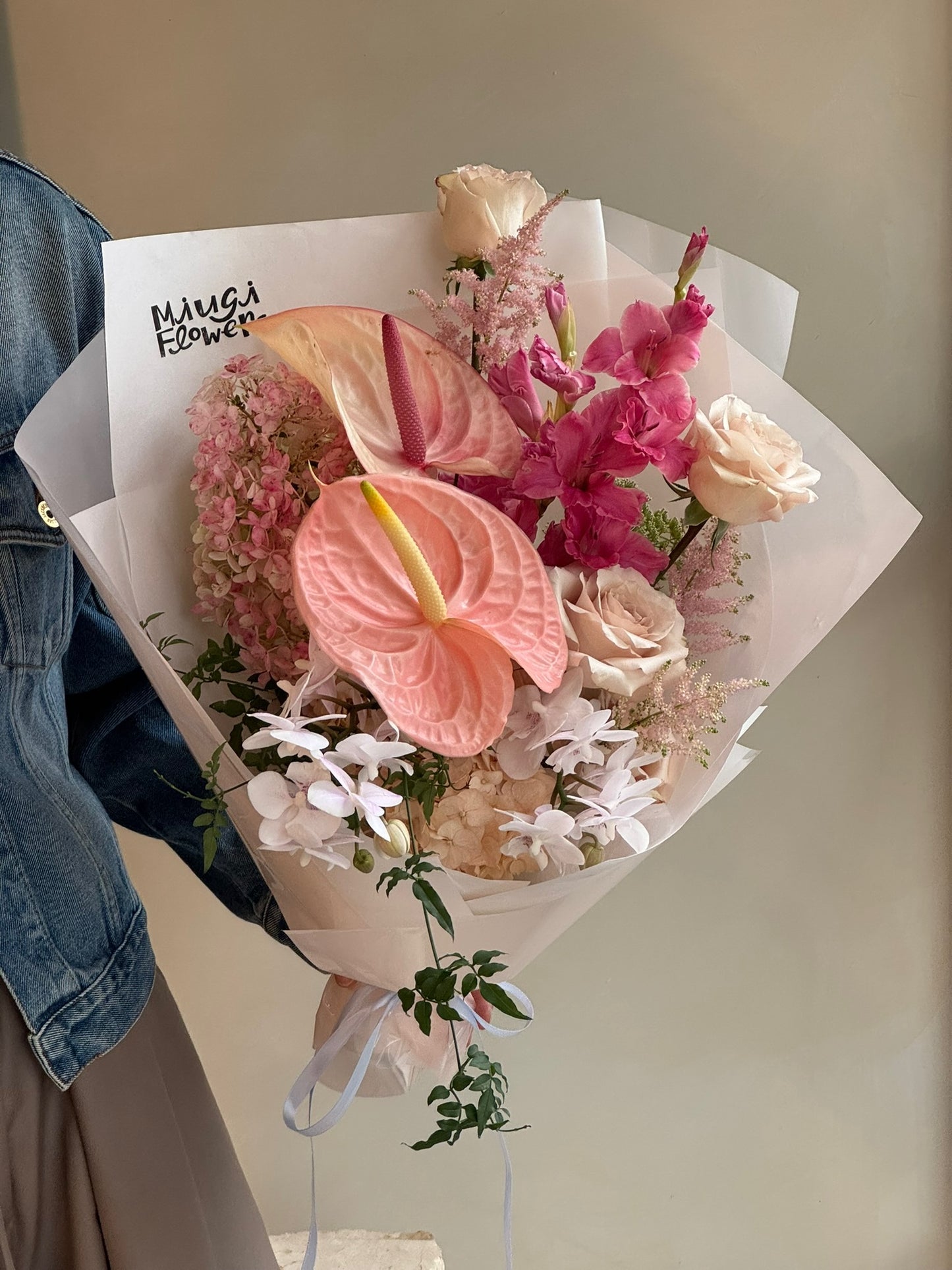 Soft Blush Orchid Bouquet