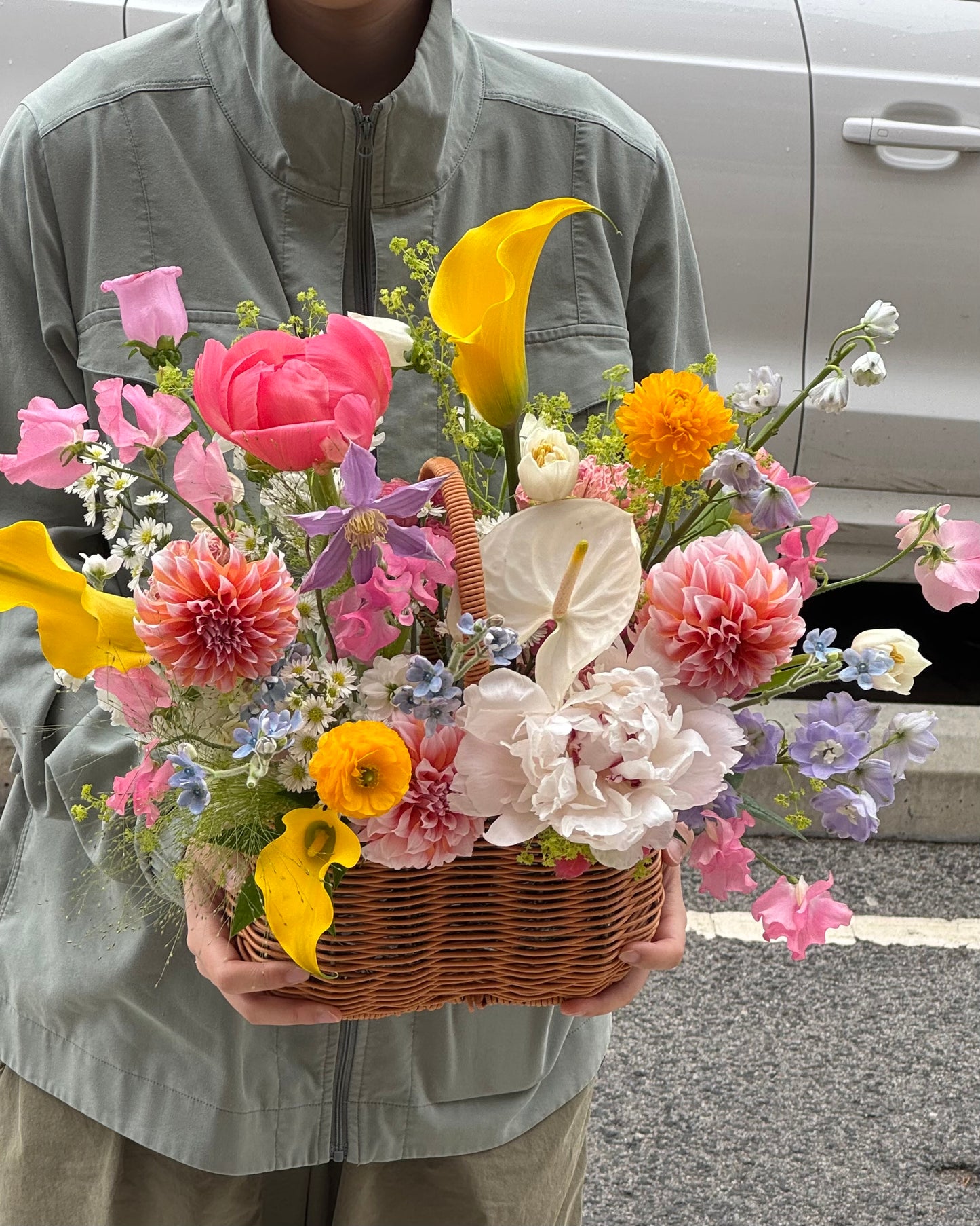 Blooming Garden Basket